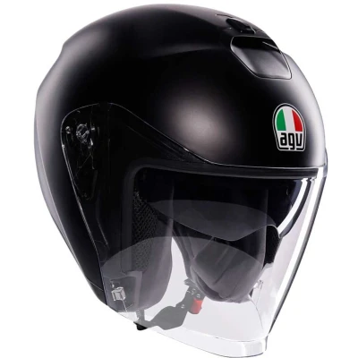 Afbeelding van AGV Irides Mono Logo Jet Helm, zwart, afmeting XS voor man