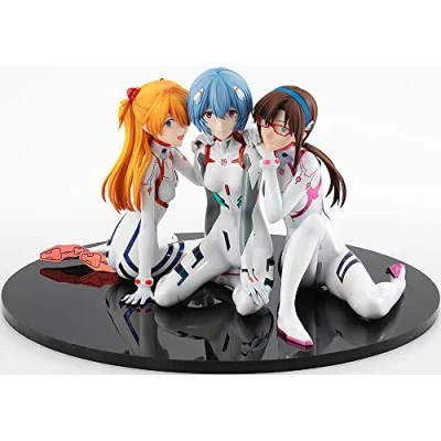 Afbeelding van Kadokawa Evangelion: 3.0+1.0 Thrice Upon a Time PVC Statue 1/8 Asuka/Rei/Mari: Newtype Cover Ver. Beeld