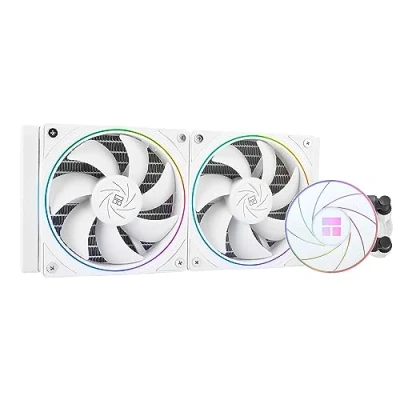 Afbeelding van Thermalright AQUA ELITE 240 witte ARGB V2 vloeibare CPU koeler, dubbele PWM ventilator met 2000 omw/min snelheid, computer waterkoeler, voor AMD/AM4/AM5 en Intel LGA1150/1151/1200/2011/1700