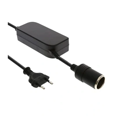 Afbeelding van Auto stroomadapter, 60W 5A 12V, spanningsomvormer, gelijkrichter met sigarettenaanstekeraansluiting