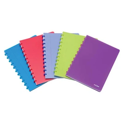 Afbeelding van 10x Schrift Atoma A4 ruit 5x5mm 144blz 90gr PP transparant assorti