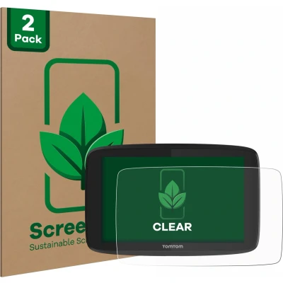 Afbeelding van ScreenLeaf Screenprotector voor TomTom Go Professional 620 Duurzame schermbescherming Folie Beschermfolie transparant (2 Stuks)