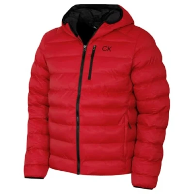 Afbeelding van Calvin Klein Heren San Gabriel geweven gewatteerde jas Cayenne XL