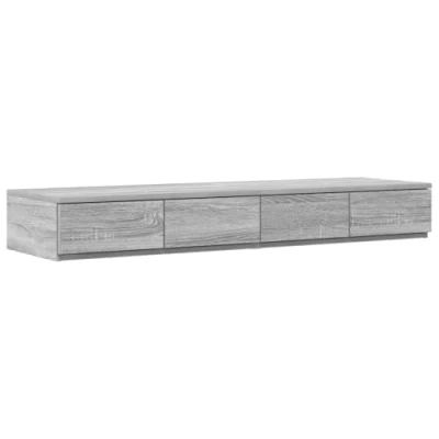 Afbeelding van vidaXL Nachtkastjes Grijs Sonoma Bewerkt Hout 120 x 36.5 16.5 cm