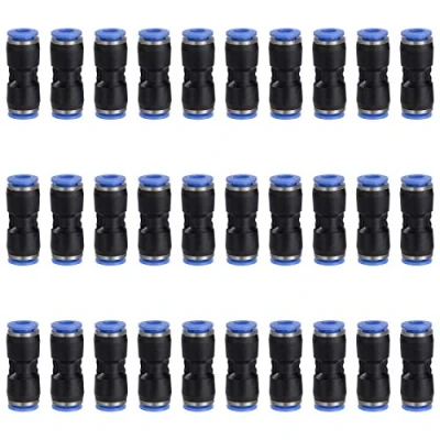 Afbeelding van QIMEI SHOP Pneumatische Connector 6 mm Snelkoppeling Rechte Perslucht Plastic Luchtleiding Buisaansluiting 30