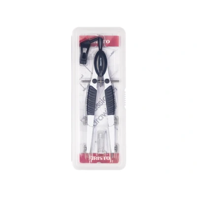 Afbeelding van Aristo snelverstelpasser Topline zwart/wit met adapter AR 55748