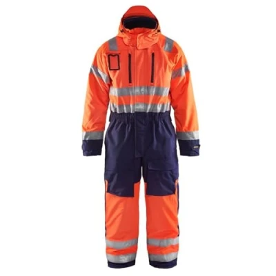 Afbeelding van Blaklader Winteroverall High Vis 6763 1977 Oranje/Marineblauw C46