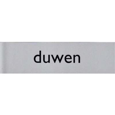 Afbeelding van Infobord pictogram duwen 165x44mm