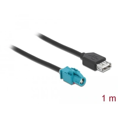 Afbeelding van Delock Kabel HSD Z Vrouwelijk naar USB 2.0 Type A Mannelijk 1 m Delo