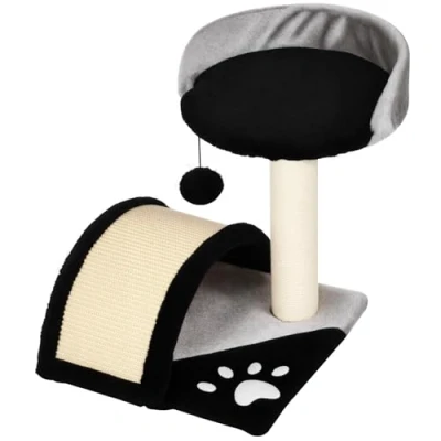 Afbeelding van PawHut Krabboom met speelballen kattenkrabboom krabpaal sisaltouw D30 033 1
