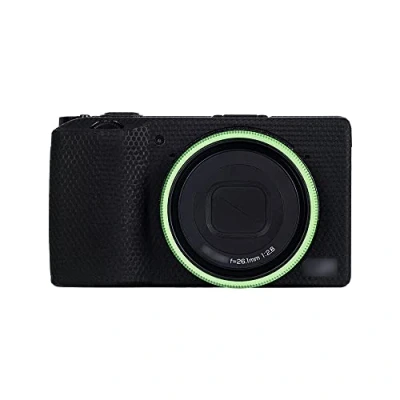 Afbeelding van JJC Metalen Accent Ring Cap Lens Decoratie Protector voor Ricoh GR IIIx Digitale Camera, Vervangen Originele GN 2 GROEN