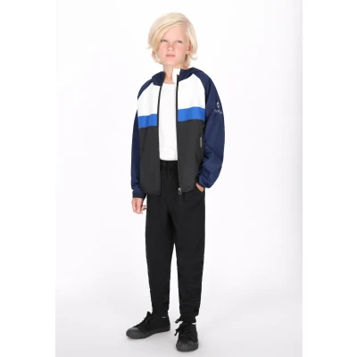Afbeelding van Schmuddelwedda Trainingsvest voor kinderen, Maat: 146, Marine colorblock