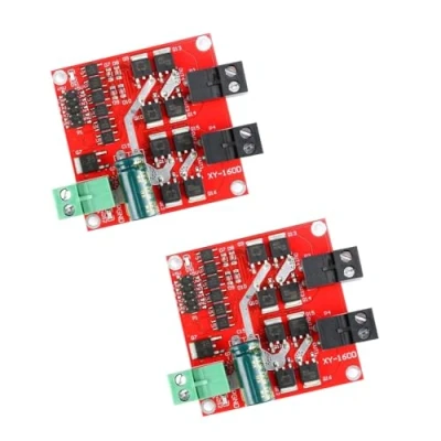 Afbeelding van 2 STKS XY 160D 7A 160W dual circuit DC motor drive module voor omgekeerde PWM snelheidsregeling