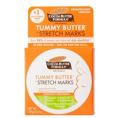 Afbeelding van Palmer&#039;s Cocoa Butter Formula Tummy voor striae met vitamine E uniseks behandeling van 4,4 oz
