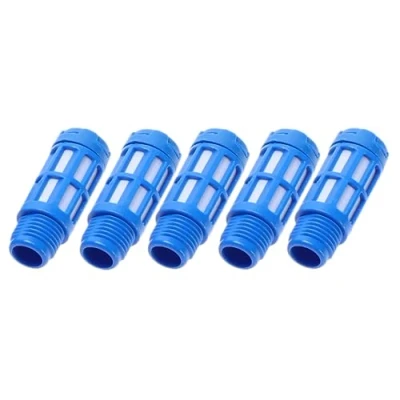 Afbeelding van Pneumatische geluiddemper, 1/4 inch, van kunststof, 5 delige set, industriële kwaliteit (5, kunststof inch)