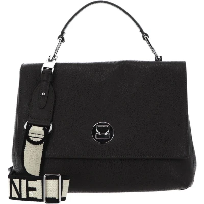 Afbeelding van COCCINELLE Leren Handtas Schoudertas Liya Elephant Handbag Bark Donkerbruin