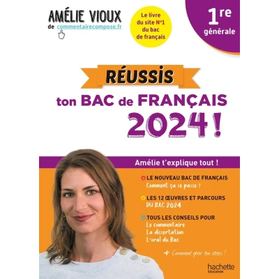 Afbeelding van Réussis ton Bac de français 2024 avec Amélie Vioux 1re générale