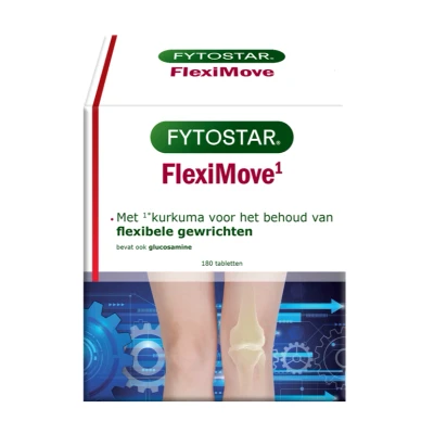 Afbeelding van Fytostar FlexiMove High Curcumine &amp; Glucosamine Tabletten 180TB