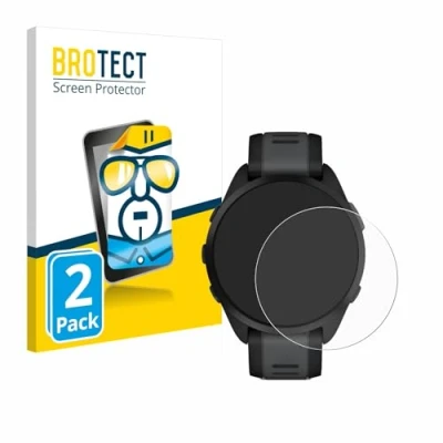 Afbeelding van BROTECT (2 Stuks) Schermbeschermer voor Garmin Forerunner 165 Screen Protector Transparant