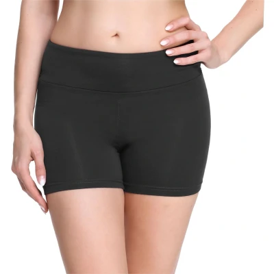 Afbeelding van Merry Style Dames Korte Leggings Sport Vrijetijdsbroek Shorts Sporbroek Yogabroek Brede Taille MS MS10 284 LE Grafiet M