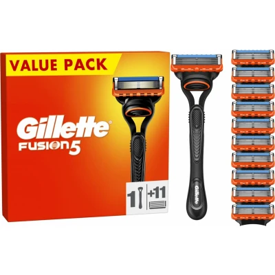 Afbeelding van Gillette Scheersysteem Fusion 1 Handvat + 11 Scheermesjes