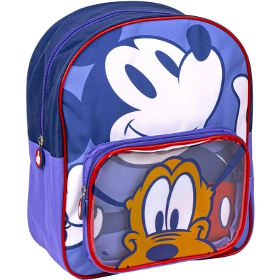 Afbeelding van Disney Mickey Mouse en Pluto Rugzak 2 vakken Hoogte 30cm