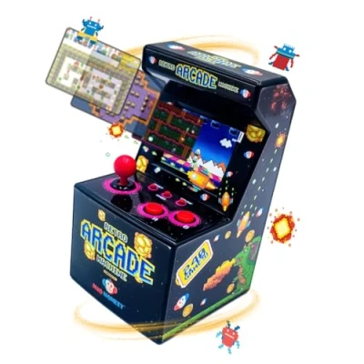 Afbeelding van Mini arcademachine retro voor op reis Mad Monkey