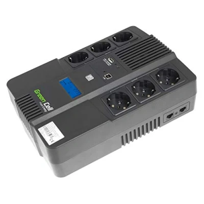 Afbeelding van Green Cell UPS06 UPS Line interactive 999 VA 360 W 6 AC uitgang(en)