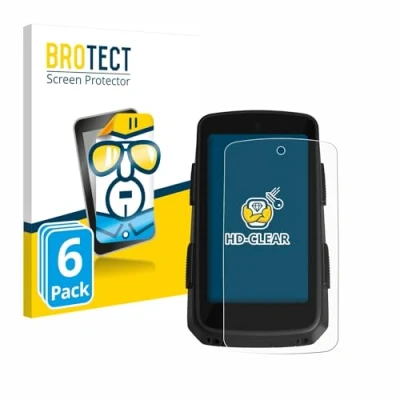 Afbeelding van BROTECT Screenprotector voor Hammerhead Karoo 3 Folie Beschermfolie transparant (6 Stuks)