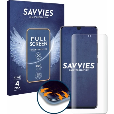 Afbeelding van Savvies Screenprotector voor Honor Magic 6 Lite Folie Beschermfolie transparant volledig dekking (4 Stuks)