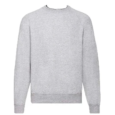 Afbeelding van Fruit of the Loom Raglan Sweatshirt voor heren rood M
