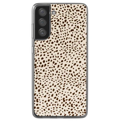Afbeelding van imoshion hoesje Geschikt voor Samsung Galaxy S21 FE Design Desert Dots