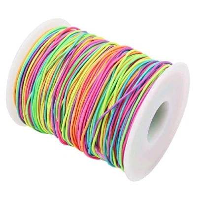 Afbeelding van WANGCL 1mm Stretchy Armband String Rainbow Elastische Koord Voor Sieraden Maken Kettingen Kralen En Ambachten