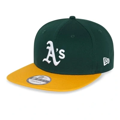 Afbeelding van New Era Oakland Athletics MLB Essentials Green Yellow 9Fifty Snapback Cap M L