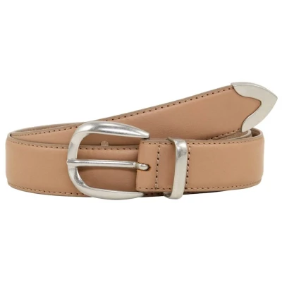 Afbeelding van TOM Tailor Piper MIT Details Riem, Dames, Maat: 75, Taupe uni