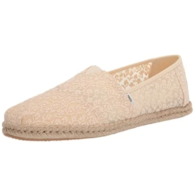 Afbeelding van TOMS Dames Alpargata Rope Loafers Beige maat 41