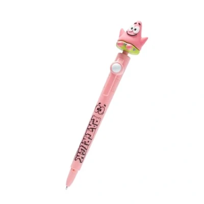 Afbeelding van Patrick biros, fidget pen met opplakfiguur, in SpongeBob SquarePants merchandise