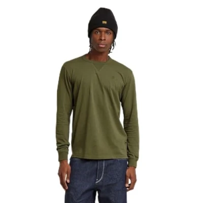Afbeelding van G STAR Nifous Longsleeve, Heren, Maat: Large, Shadow olive