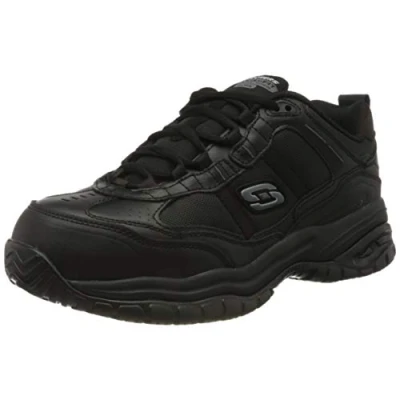 Afbeelding van Skechers Heren Soft Stride Grinnel veiligheidsschoen, zwart, 48.5 EU