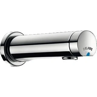 Afbeelding van Delabie temposoft 2 tapkraan 1 wandmontage sprong 110mm chroom 741500
