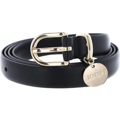 Afbeelding van JOOP! Leren Riem 2,0 CM Women&#039;s Belt With Pendant W110 D`Blue Donkerblauw