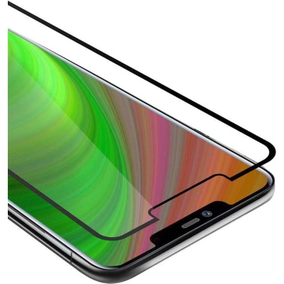 Afbeelding van Cadorabo Volledig scherm pantserfolie geschikt voor Huawei MATE 20 PRO in TRANSPARANT met ZWART Gehard (Tempered) display beschermglas 9H hardheid 3D Touch (RETAIL PACKAGING)