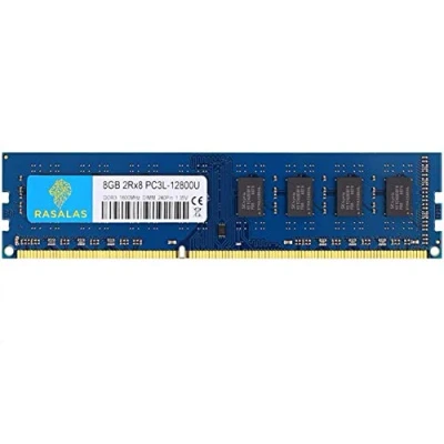 Afbeelding van Rasalas 8GB PC3 12800U DDR3 1600 UDIMM DDR3L 12800 desktop PC3L 1600MHz 240 Pin DIMM RAM 2RX8 CL11 1.35V werkgeheugen voor computer