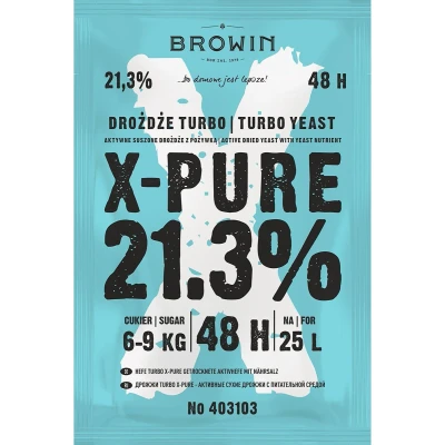 Afbeelding van Turbo gist hoog alcoholpercentage 21,3% voor 25 liter!