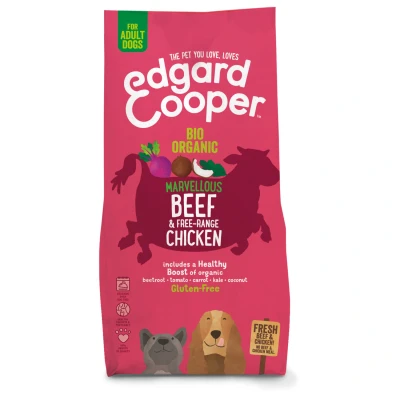Afbeelding van 2x Edgard&amp;Cooper Hondenvoer Bio Rund Kip 7 kg