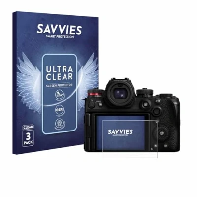 Afbeelding van Savvies Screenprotector voor Panasonic Lumix DC S1II Folie Beschermfolie transparant (6 Stuks)