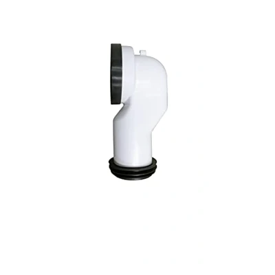 Afbeelding van S&amp;M 865350 WC afvoergarnituur 90/110 mm dubbele uitgang, wit