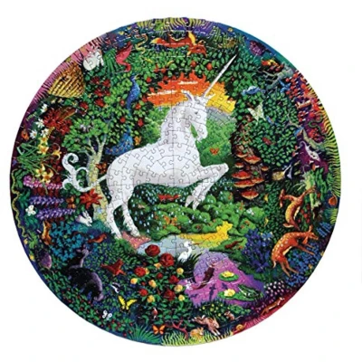 Afbeelding van eeBoo Puzzel rond, meerkleurig (pzfing)