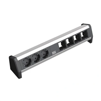 Afbeelding van BACHMANN DESK 3x Geaard stopcontact 4x ABD GST18