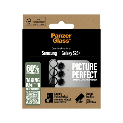 Afbeelding van Screenprotector Samsung Galaxy S25 Plus: PanzerGlass Camera Protector